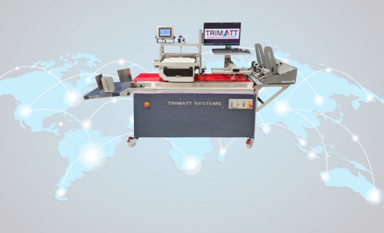 The Trimatt ColourStar AQ is an industrial digital colour print system for paper, cardboard, cotton and even wood. Trimatt specialise in custom process automation machinery and industrial print systems.